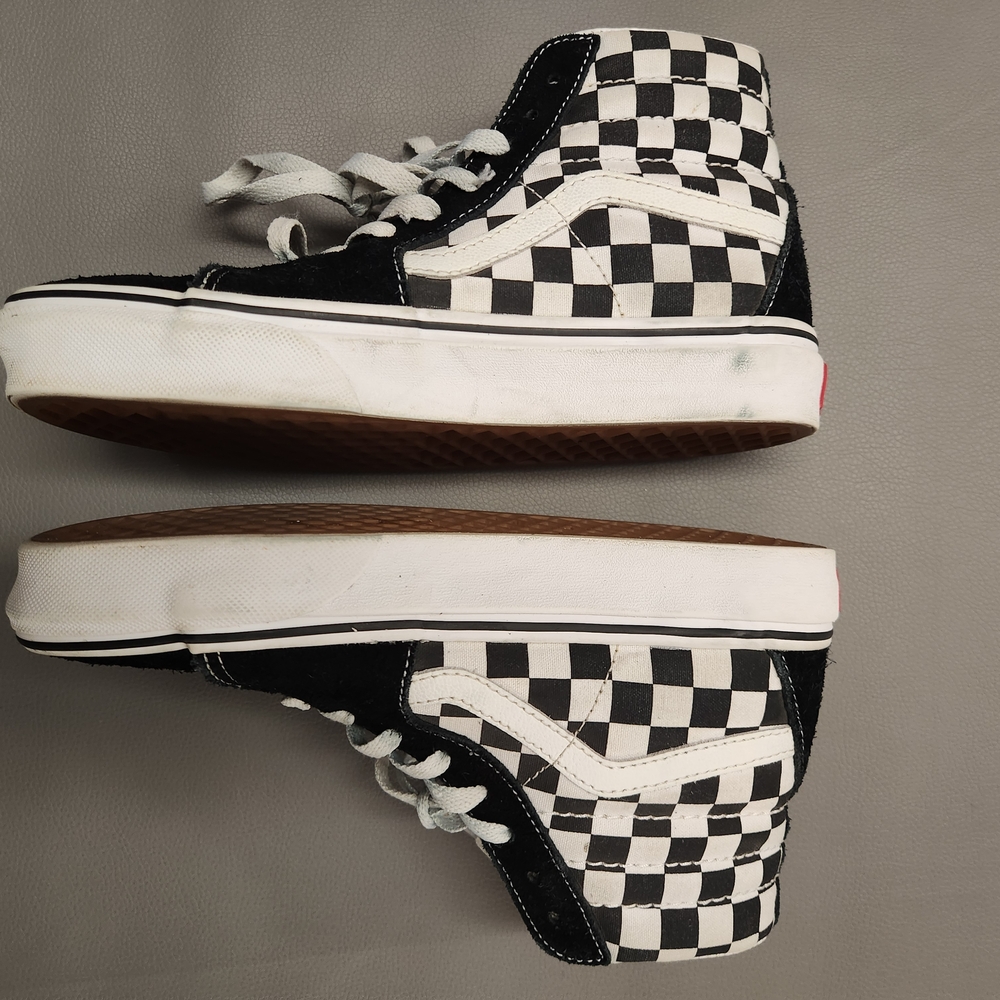 Vans David Bowie Checkered High-Top Sneakers - Picture 4 of 7